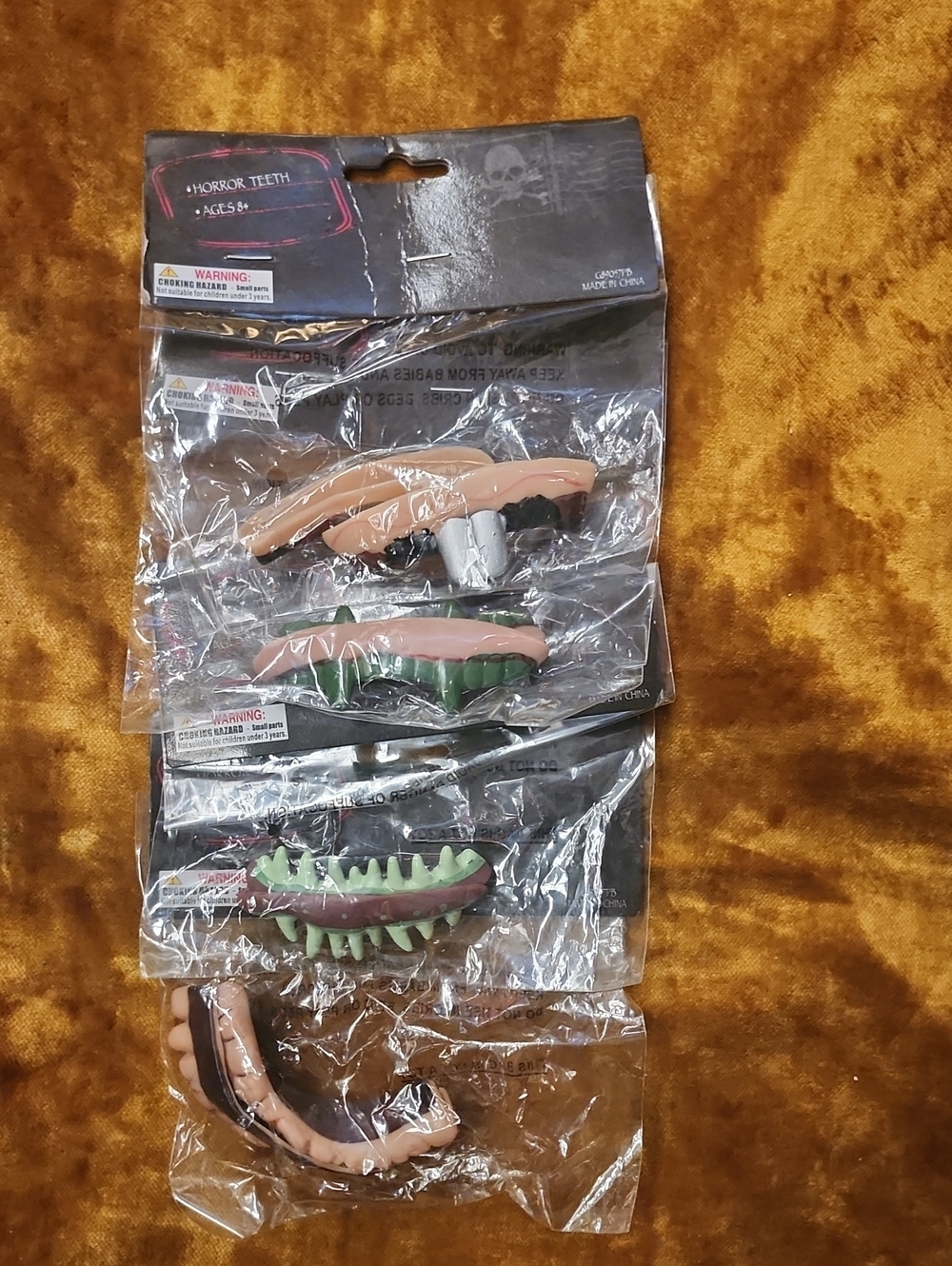 (4pc) Fake Teeth Horror Novelty